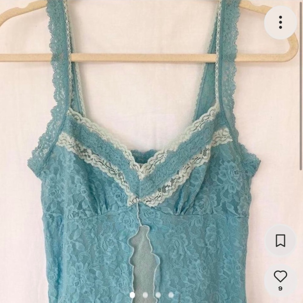 blue lace cami